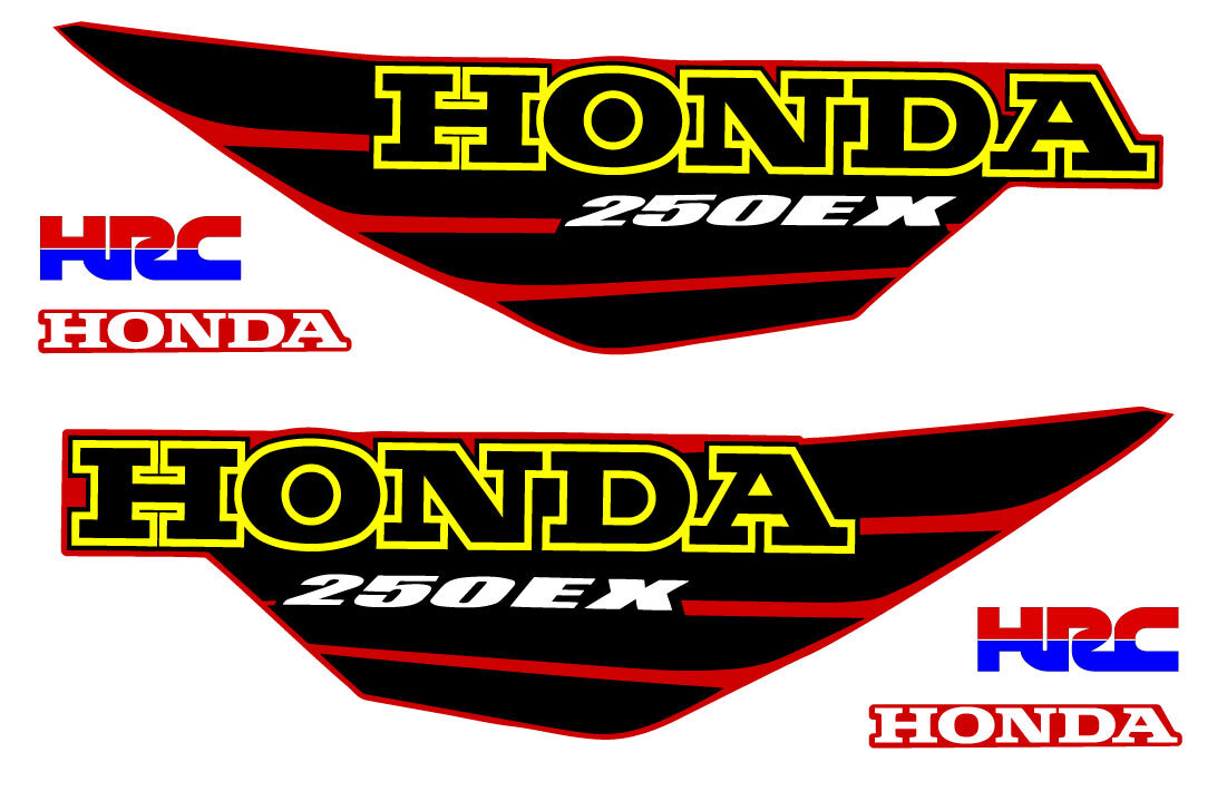 2001 Honda TRX 250ex Decal Graphic Sticker OEM kit Mark Set
