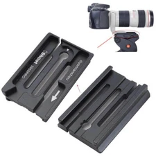 Clamp Adapter for Arca-Swiss Fit Quick Release Plate Manfrotto Gitzo Tripod Head