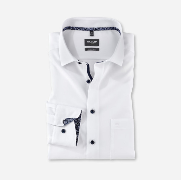 OLYMP® Luxor Modern Fit /White/Global Kent/12046400 - 16"/41 DHL NEXT DAY