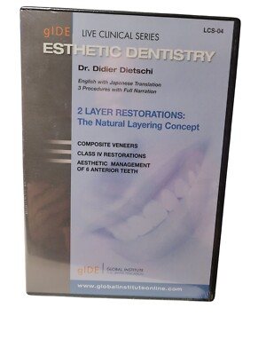 gIDE Live Cinical Series DVD Esthetic Dentistry 2 Layer Restoration 