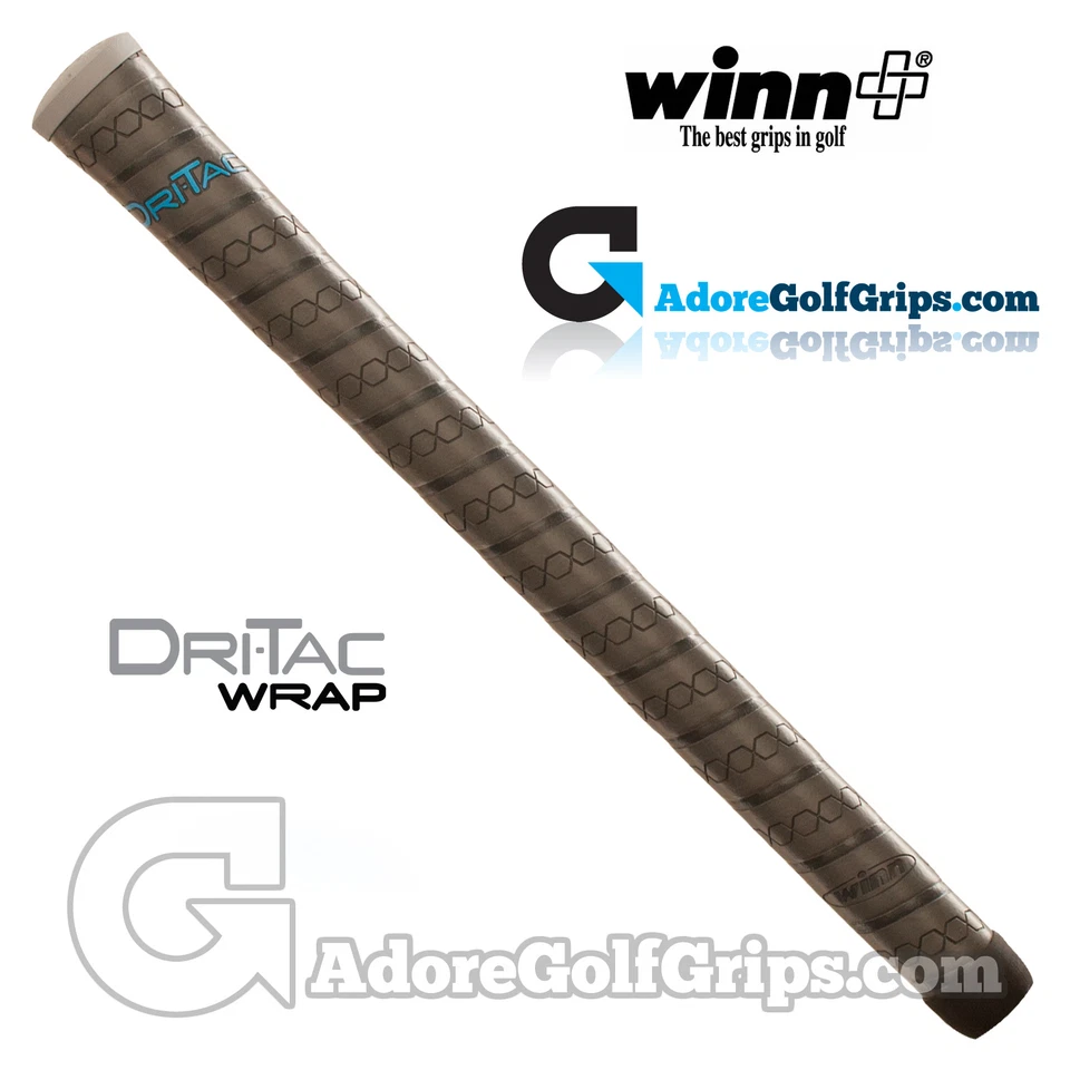 Winn Dri-Tac Wrap Untergröße / Damen Griffe - dunkelgrau / grau x 1