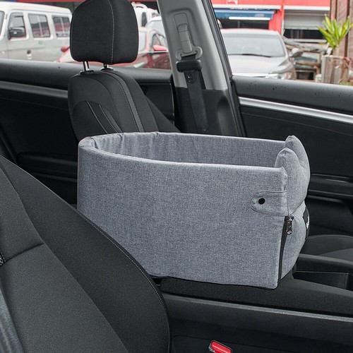 AU Pet Car Booster Seat Dogs Armrest Booster Seat for Car Center Console Seat GR - Picture 11 of 12