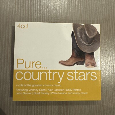Various - Pure...Country Stars / 4 CDs / Zustand Sehr Gut / B8