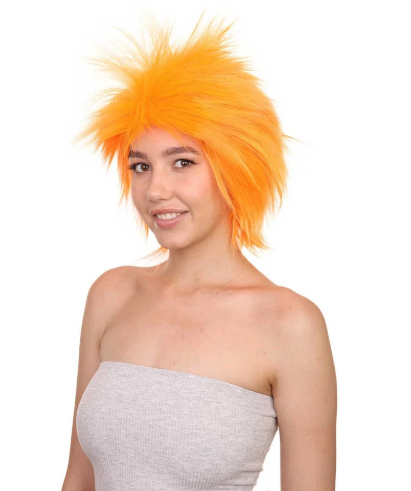 Peluca Funky Punk Naranja HW-1240 (Adulto) Foto 2 de 4