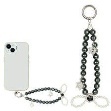 Short Pearl Lanyard Fashion Phone Wrist Strap Cell Phone Case Anti-lost Pendant