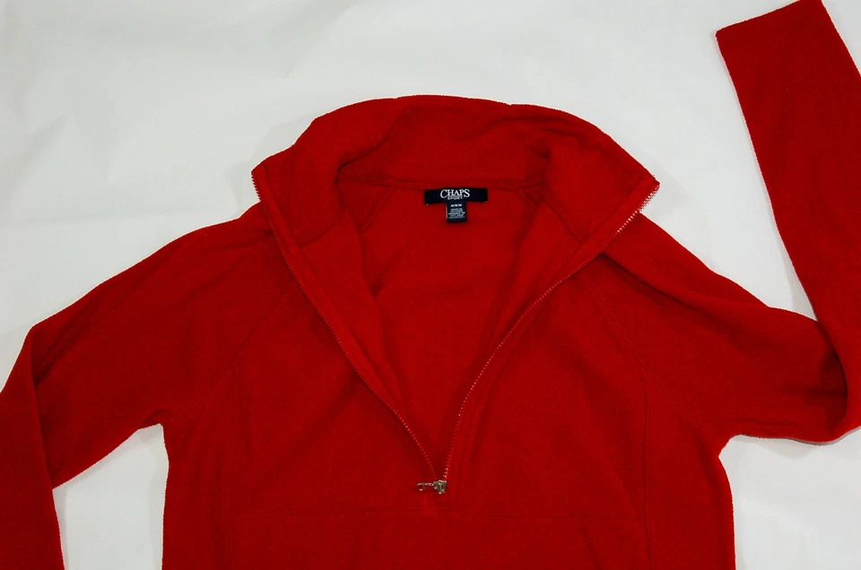 Chaps Mujer Ropa Deportiva Jersey Cuello Simulado 1/2 Cremallera Rojo Talla M Poliéster Foto 4 de 4