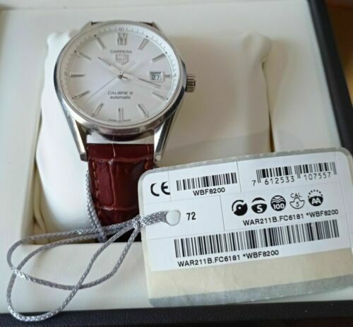 TAG HEUER CARRERA CALIBRE MEN'S WATCH SS ROUND