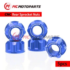 Durable Blue Rear Sprocket Nuts M12 For Honda Africa Twin CRF1000L 15-17 18 19