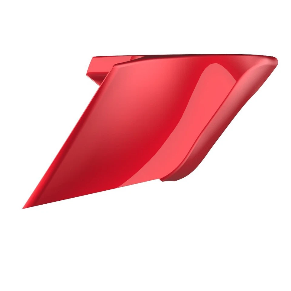 Panel de cubierta lateral extendido Wicked Red CVO para Harley Davidson 2014+ Foto 2 de 4