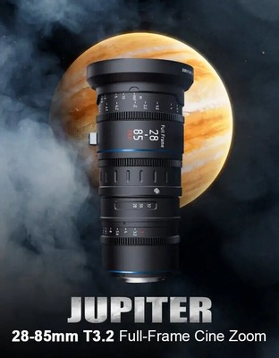 Sirui Jupiter 28-85mm T3.2 Manual Full Frame Macro Cine Zoom Lens fr EF/PL Mount