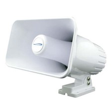 Speco 4" x 6" Weatherproof PA Speaker Horn - White SPC12RP 