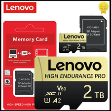 Lenovo 2TB High Speed Micro TF SD Flash Memory Card 4K Full HD Video Storage