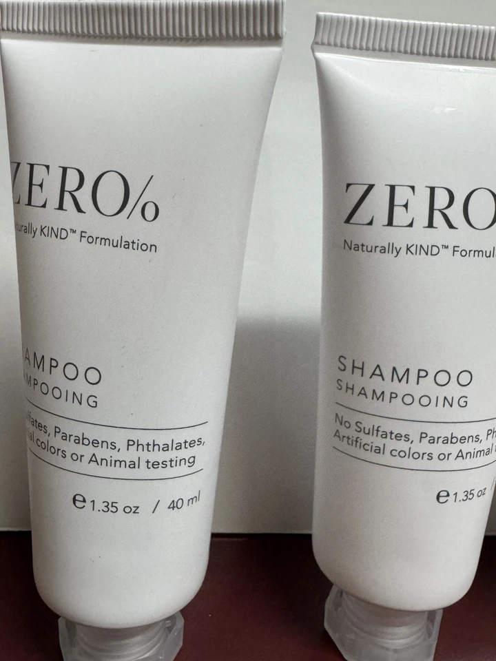 4 PACK Lot Gilchrist Soames Zero% 1.35oz Shampoo Naturally KIND Travel Size - Image 2 of 3