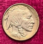 1913 P Buffalo Nickel Type 1, High Grade, Full Horn, Very Nice Original Coin
