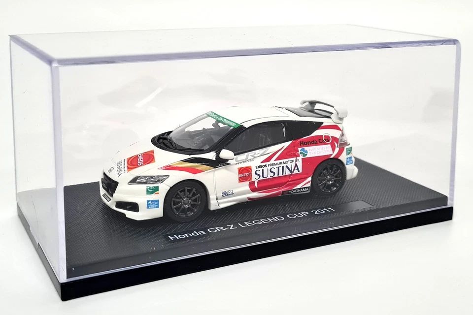 Coche de carreras modelo a escala diecast Ebbro 1/43 Honda CR-Z Legend Cup 2011 Foto 3 de 4