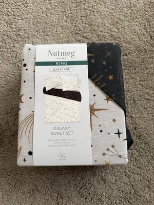 Brandneu Muskat King Size Galaxy Bettwäscheset inklusive Kissenbezüge Kingsize