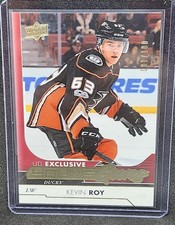 2017-18 UPPER DECK SERIES II KEVIN ROY ROOKIE YOUNG GUNS EXCLUSIVES #ed 081/100