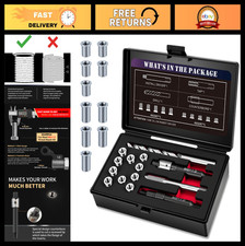 Metric Thread Repair Kit - M6x1.0 Hss Drill Tap Stainless Steel Inserts 10p