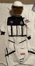 Aeromax NASA Kids Astronaut Jumpsuit Costume w/ Helmet White/Black XL 12-14