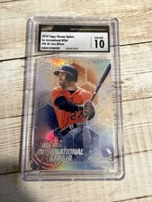 Jose Altuve CSG 10 Gem Mint 2018 Topps Chrome Update International Affair #IA-JA