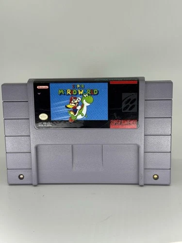Super Mario World Game For Nintendo Super NES SNES See Photos