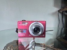 Olympus FE FE-370 8.0MP Digital Camera Pink w/ Memory Card  Battery  Charger