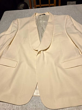 Jos. A. Bank Men's 2XL Cream Tuxedo Dinner Jacket Formal Wedding Blazer