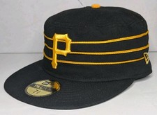 Sombrero ajustado New Era Pittsburgh Pirates Pastillero Talla 7 3/8 Colección Auténtica