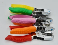 Five different Handheld Hole Paper Punches  Star, Line, Dot, Butterfly and Aster
