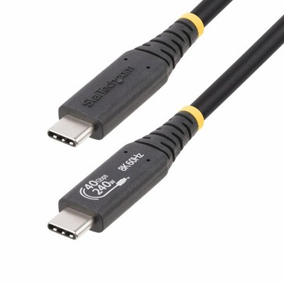 StarTech 1m USB4 Kabel, USB-IF Zertifiziertes USB-C Kabel, 40Gbps, 8K - USB-Kabe