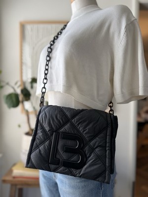 Bimba Y Lola Women's Black Small Quilted Cross-body Bag