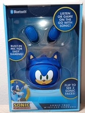 2024 SEGA Sonic the Hedgehog Bluetooth Earbuds 3 Faces True Wireless Music NEW