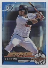 2017 Bowman Chrome Prospects Blue Refractor 9/150 DJ Stewart #BCP91 j2c