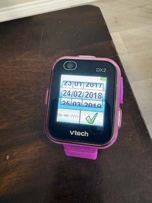 Vtech Kidizoom Smartwatch DX2  Purple Watch Games, Camera Tested