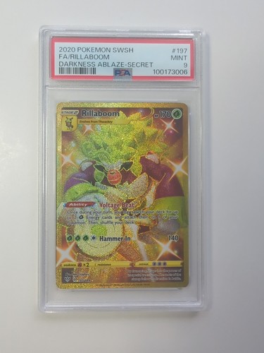 Rillaboom graded PSA 9 for sale on eBay