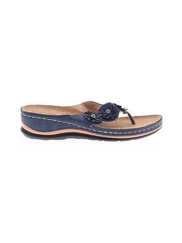 Fashion Women Blue Wedges US 43 italian