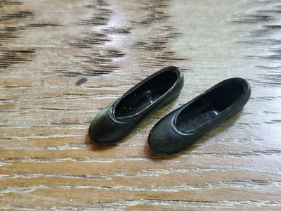 Vintage BARBIE FRANCIE #3278 Checker Chums Black Soft Rubber Shoes 1970's HTF