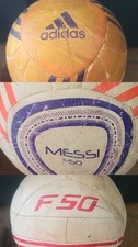 Adidas Soccer Ball Lot Size 5 Messi F50 As Is Repair Practice