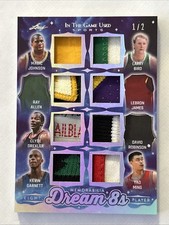 2025 Leaf In The Game Used Dream 8's Lebron, Magic, Bird, Yao, KG, Allen Etc. /2
