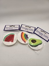 Original Bogg Bits Charms Set 3: Watermelon, Rainbow,Avocado bag charmsNIP