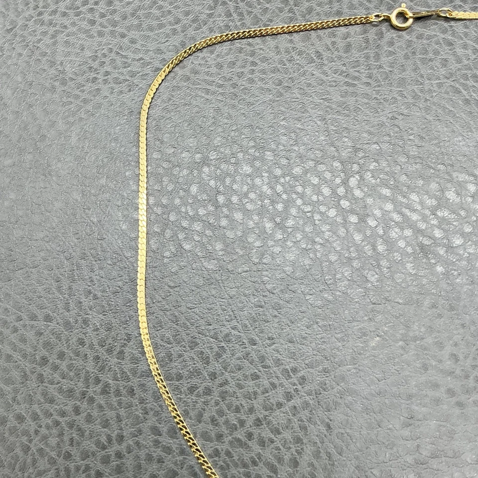 Collar Vintage Avon Rialto Imitación Amatista Tono Oro Colgante Cadena En Caja 18" Foto 4 de 4