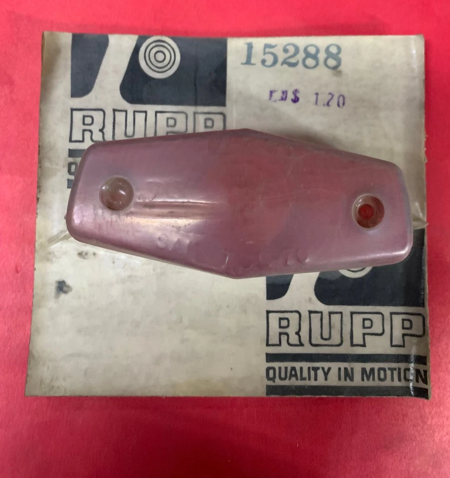 LENTE DE LUZ TRASERA MiniBike Rupp OEM VINTAGE #15288 70-74 ROADSTER Foto 4 de 4