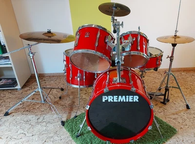 Premier Akustisches Drum Kit 5-teilig rot - Bild 1 von 4