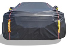 Car Cover Waterproof All Weather, 6 Layers XXL Full Exterior XXL-Sedan Black