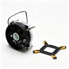 Rainbow RGB CPU Cooler Fan, Aluminum Heatsink, 9cm Fan for LGA 115X/1200/1366