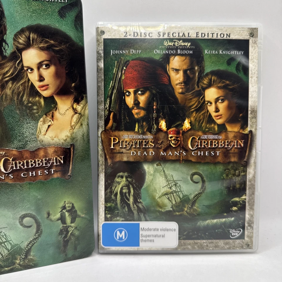 Pirates Of The Caribbean Dead Mans Chest DVD 2 Disc Special Edition Steelbook - Image 4 of 4
