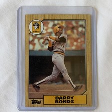 1987 Topps - Barry Bonds #320 Tiffany (RC)