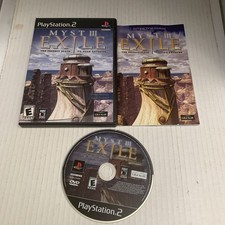 Myst III 3 Exile (Sony Playstation 2 PS2 2002) Complete Excellent Condition Rare