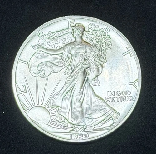 1989 American Silver Eagle 1 Oz .999 Fine Coin, No Reserve #656