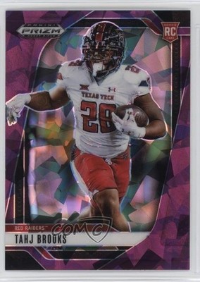 2025 Panini Prizm Draft Picks Purple Ice 91/199 Tahj Brooks #134 Rookie RC 1tg0